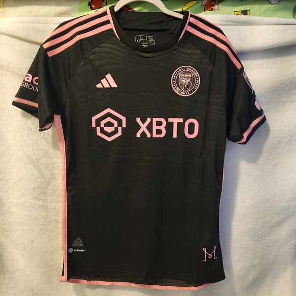 Inter Miami Men Large Jersey Slim Fit #10 Fast Shipping Messi Player Version - Picture 2 of 12